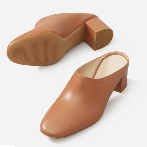 Everlane Shoes - FINAL SALE🎉EVERLANE Heeled Leather Mule Size 8.5